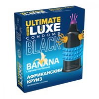 Презервативы luxe black ultimate африканский круиз (банан) 4715lux