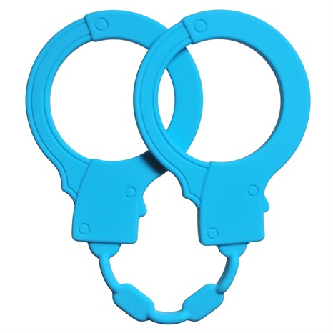Силиконовые наручники Stretchy Cuffs Turquoise 4008-03Lola
