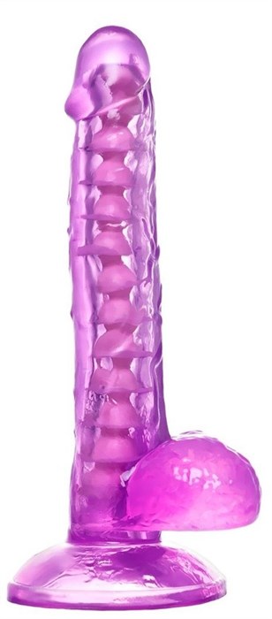 Фиолетовый реалистичный фаллоимитатор Celiam - 20,5 см. - фото 283497