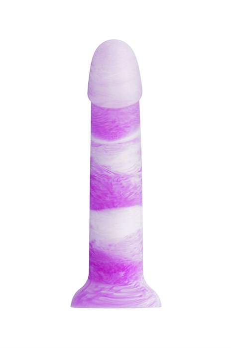 Фиолетовый фаллоимитатор Neil - 18 см. - фото 285080
