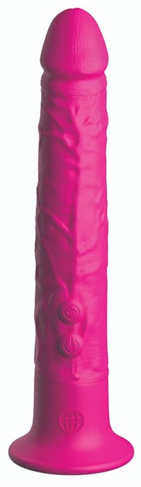 Ярко-розовый вибромассажер-реалистик с присоской Classix Wall Banger 2.0 - 19,1 см. - фото 287905