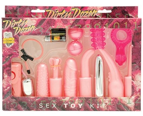 Универсальный набор для анально-вагинальной стимуляции Dirty Dozen - фото 289190