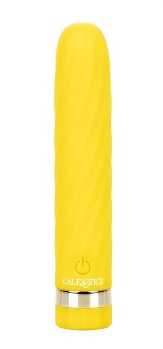 Желтая перезаряжаемая вибропуля Slay #SeduceMe - 12 см. - фото 290876