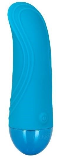 Голубой мини-вибратор Tremble Tickle - 12,75 см. - фото 292566