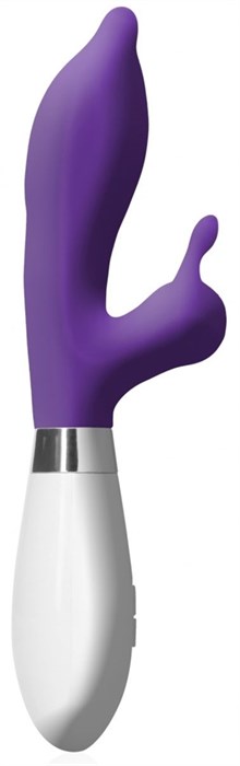 Фиолетовый вибратор-кролик Adonis - 21,5 см. - фото 292654