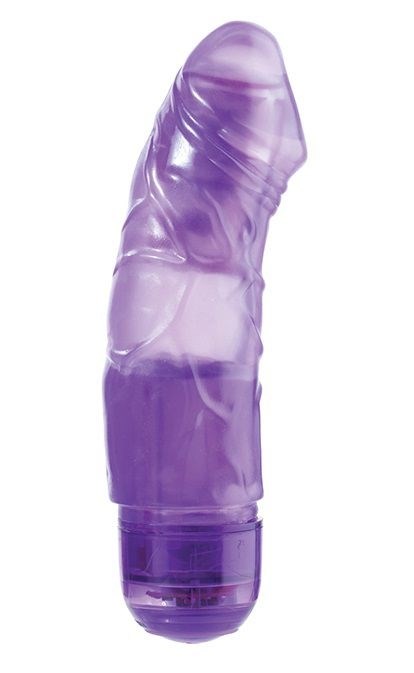 Фиолетовый вибромассажёр JELLY JOY 6INCH 10 RHYTHMS - 15 см. - фото 292947