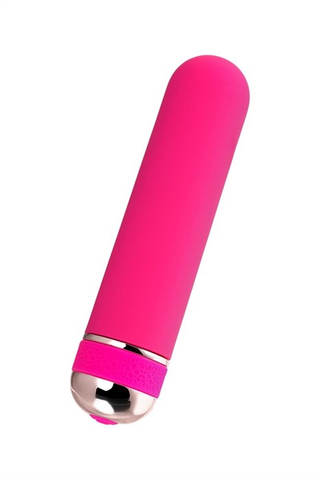 Розовый нереалистичный мини-вибратор Mastick Mini - 13 см. - фото 294410