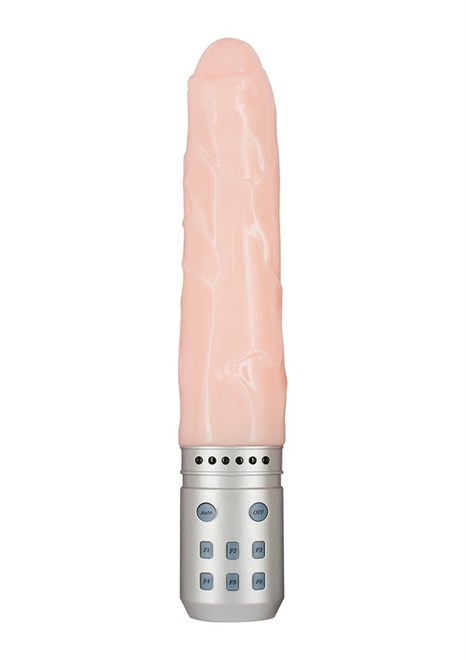 Вибратор телесного цвета Sixth Sense Cyber Vibe Flushy - 24,5 см. - фото 294525