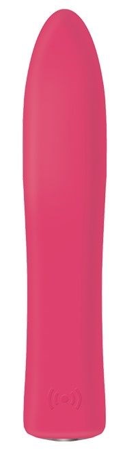 Розовая вибропуля SENSOR TOUCH BULLET - 12 см. - фото 294651