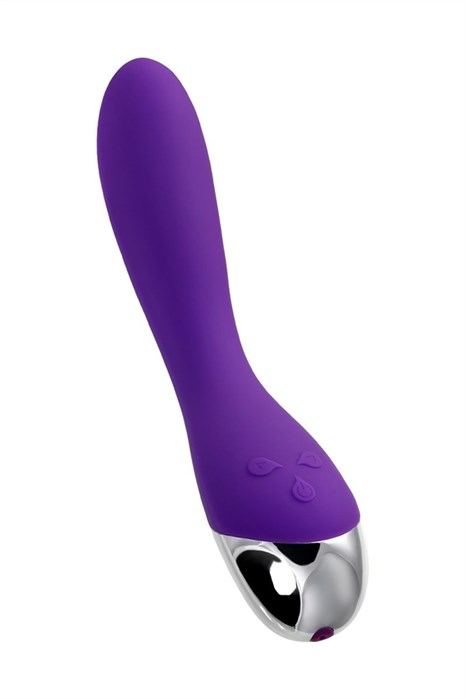 Фиолетовый вибратор «Дрючка-удовольствие» - 20,5 см. - фото 295887