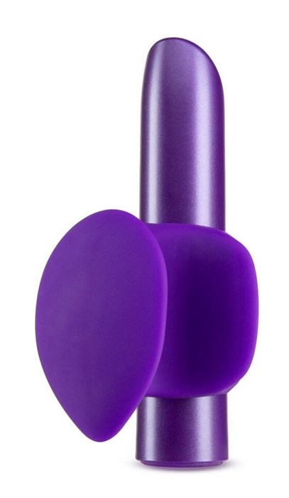 Фиолетовый вибромассажер B6 - 10,16 см. - фото 296158