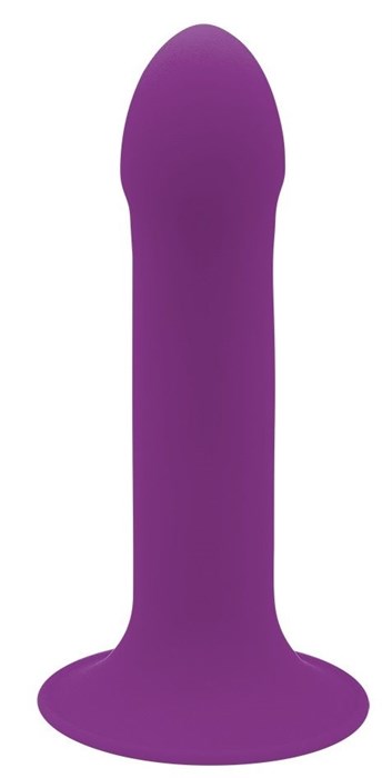 Фиолетовый дилдо на присоске  Hitsens 6 - 13,5 см. - фото 298059