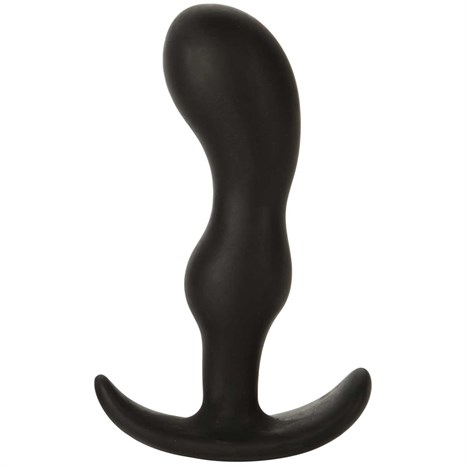 Черная анальная пробка для ношения Mood Naughty 2 4.5  Silicone - 11,4 см. - фото 298357