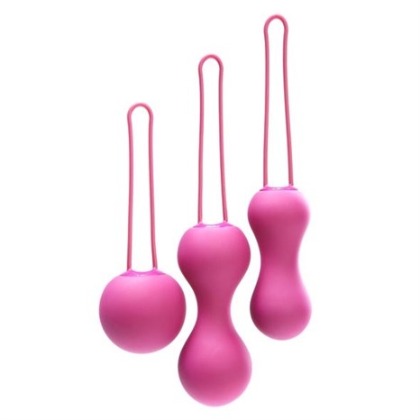 Набор розовых вагинальных шариков Je Joue Ami - фото 308102