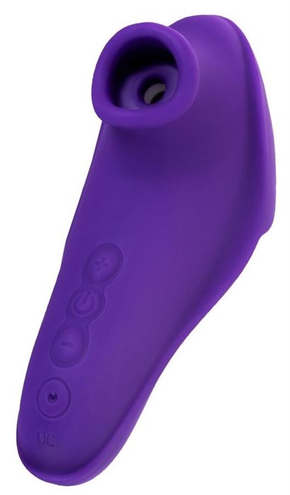 Фиолетовый клиторальный стимулятор Swizzy - фото 308759
