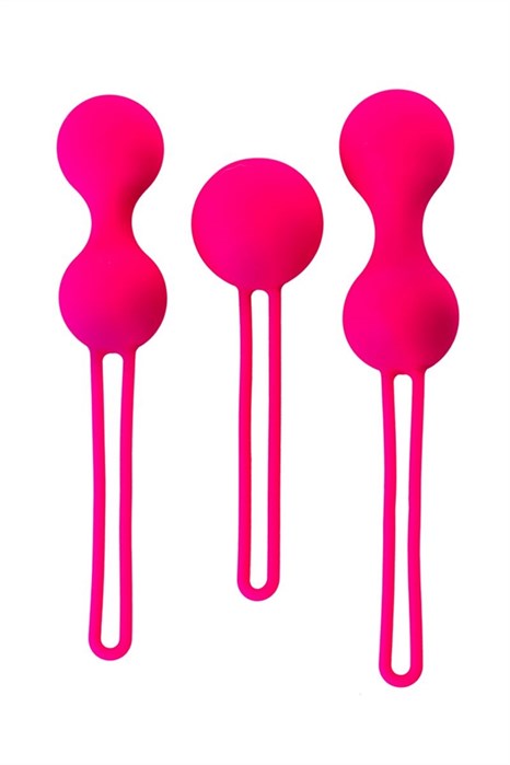 Набор вагинальных шариков различной формы и размера - фото 309355