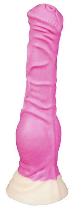 Розовый фаллоимитатор  Пони small  - 20,5 см. - фото 328339