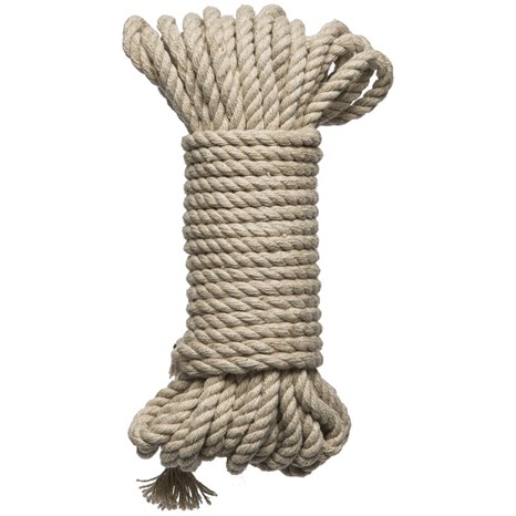 Бондажная пеньковая верёвка Kink Bind   Tie Hemp Bondage Rope 30 Ft - 9,1 м. - фото 330446