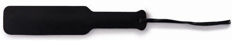 Черная классическая шлепалка с ручкой - фото 331034
