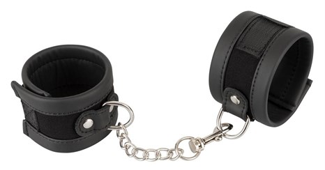 Черные наручники Handcuffs на цепочке - фото 332549