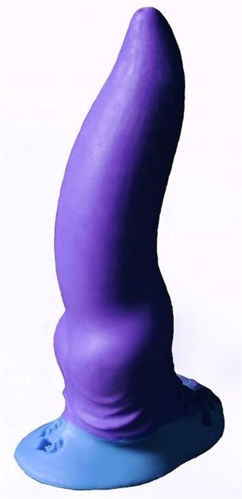 Фиолетовый фаллоимитатор  Зорг mini  - 17 см. - фото 332615