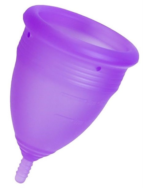 Фиолетовая менструальная чаша Lila S - фото 348290