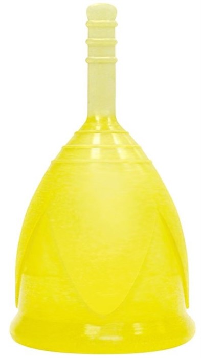 Желтая менструальная чаша размера L - фото 360557