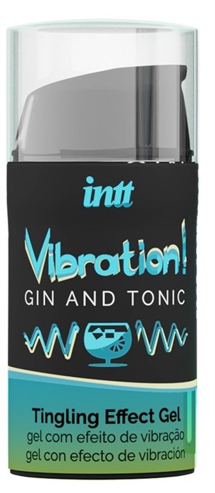 Жидкий интимный гель с эффектом вибрации Vibration! Gin & Tonic - 15 ml - фото 371454