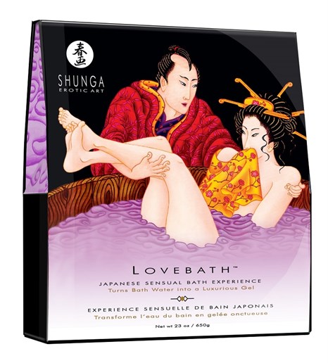 Соль для ванны Lovebath Sensual lotus, превращающая воду в гель - 650 гр. - фото 372935