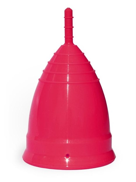 Розовая менструальная чаша OneCUP Classic - размер L - фото 375344