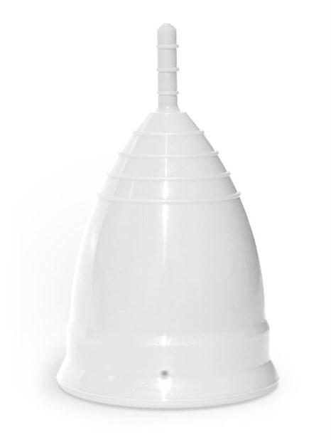 Белая менструальная чаша OneCUP Classic - размер S - фото 375350