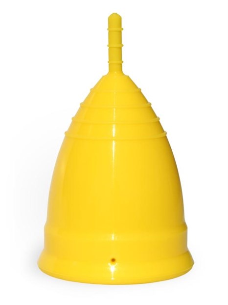 Желтая менструальная чаша OneCUP Classic - размер S - фото 375362