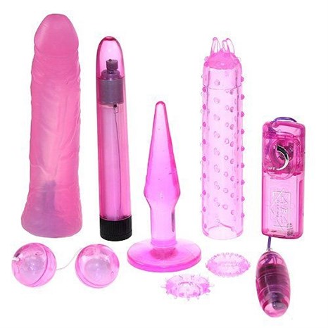Розовый эротический набор Mystic Treasures - фото 383812