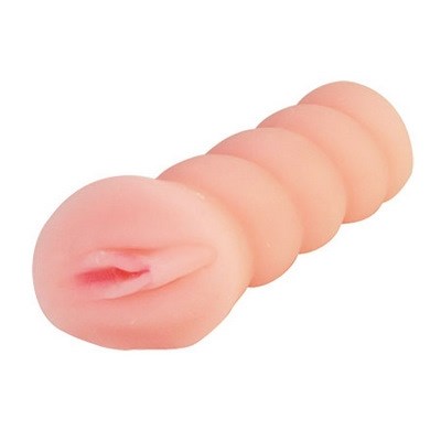 Мастурбатор-вагина с вибрацией и углублениями под пальцы - фото 384409
