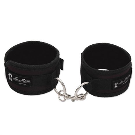 Универсальные черные наручники для рук или ног - фото 385609