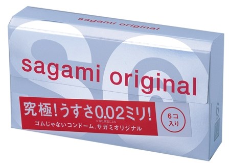 Ультратонкие презервативы Sagami Original 0.02 - 6 шт. - фото 385784