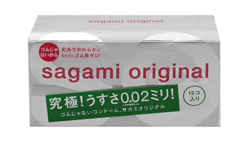 Ультратонкие презервативы Sagami Original 0.02 - 12 шт. - фото 385790