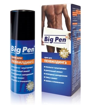 Крем Big Pen для увеличения полового члена - 20 гр. - фото 387909