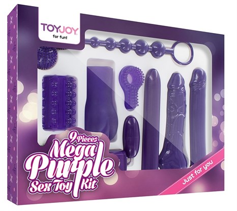 Эротический набор Toy Joy Mega Purple - фото 388483