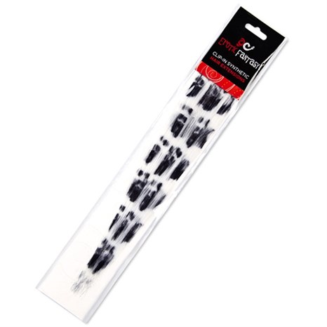 Черно-белые Clip-In локоны с принтом панды - фото 389433