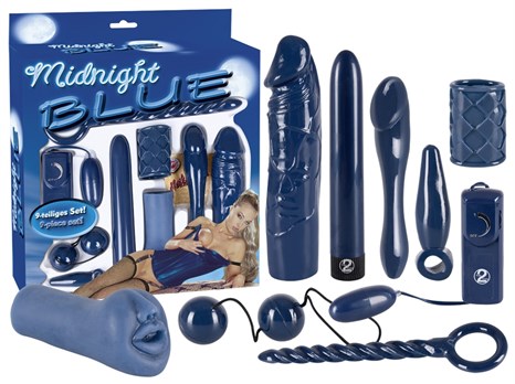 Эротический набор Midnight Blue Set - фото 391936