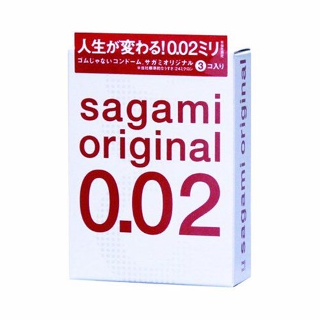 Ультратонкие презервативы Sagami Original 0.02 - 3 шт. - фото 391964