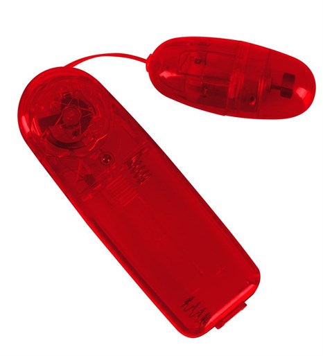 Красное виброяичко с пультом Bullet in Red - фото 392215