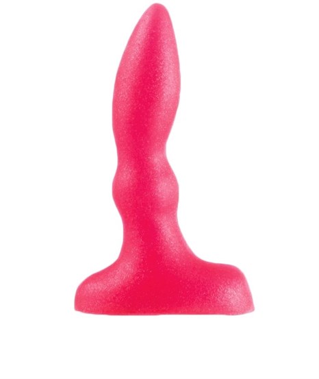 Розовый анальный стимулятор Beginners p-spot massager - 11 см. - фото 392566