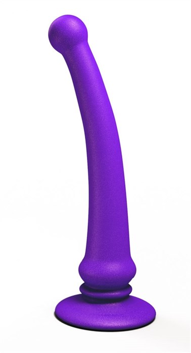 Фиолетовый анальный стимулятор Rapier Plug - 15 см. - фото 392628