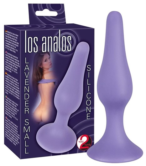 Малый фиолетовый анальный стимулятор Los Analos - 10,5 см. - фото 393172
