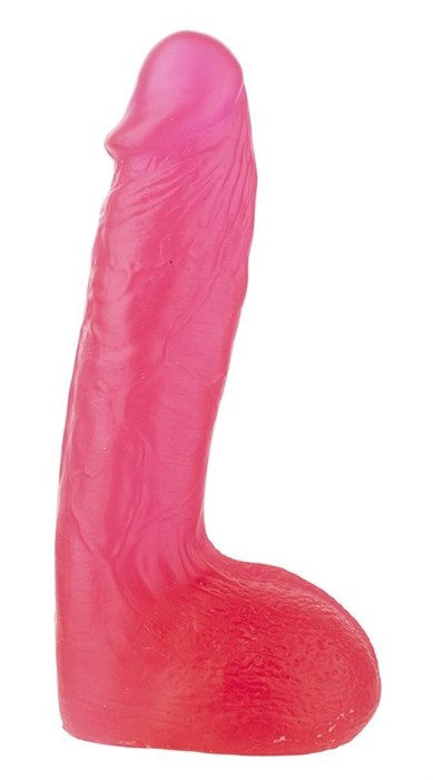 Розовый фаллоимитатор XSKIN 7 PVC DONG - 18 см. - фото 393638