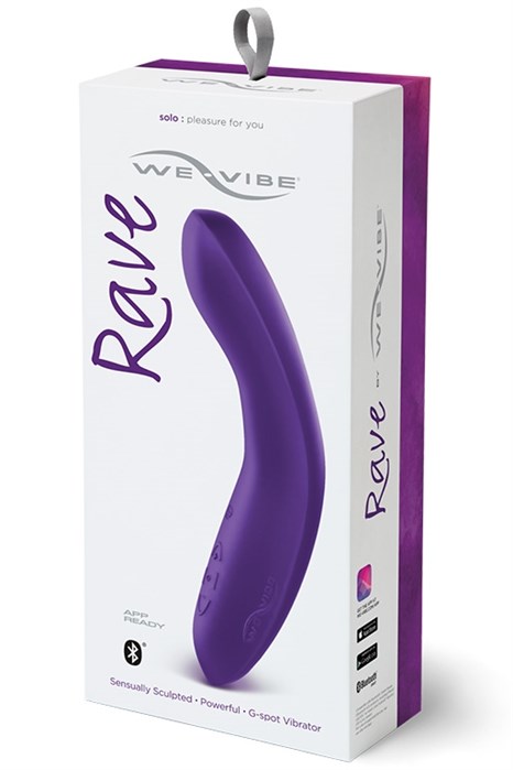 Фиолетовый вибромассажёр We Vibe Rave Purple - 19,3 см. - фото 393880
