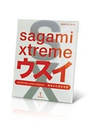 Ультратонкий презерватив Sagami Xtreme Superthin - 1 шт. - фото 394013