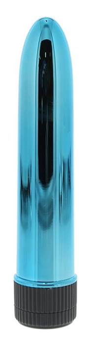 Голубой гладкий вибромассажёр KRYPTON STIX 5 MASSAGER M/S BLUE - 12,7 см. - фото 394503